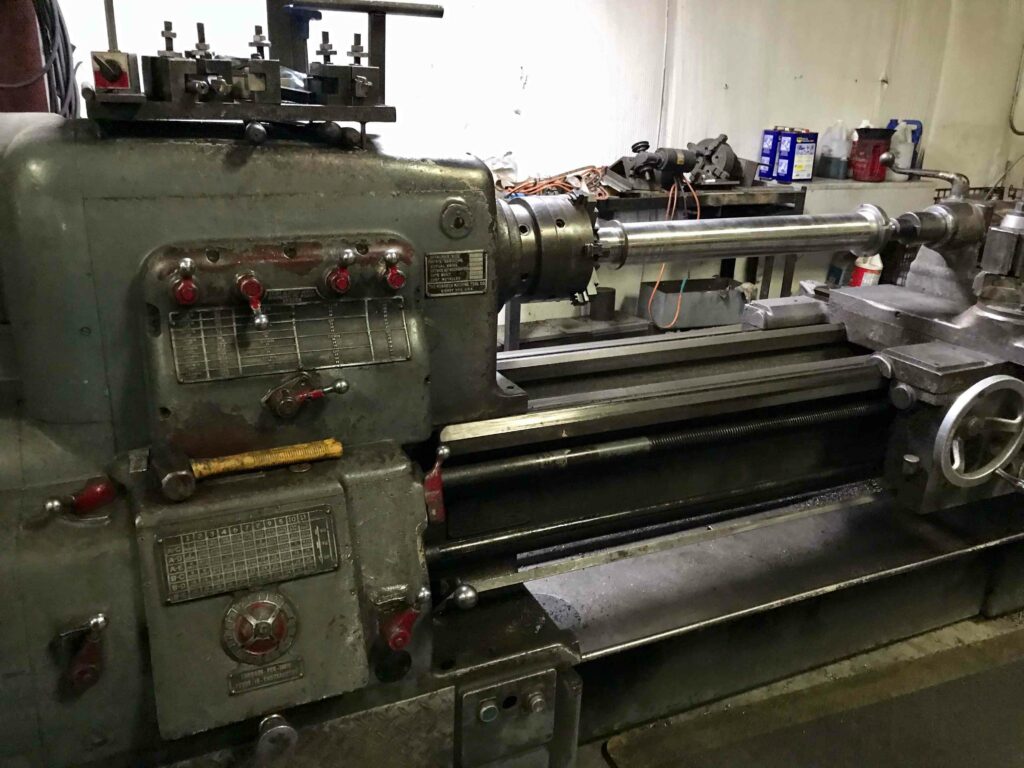 Lathe for 24-hour equipment repair