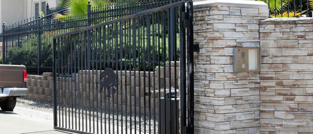 Residential metal iron gate repair and fabrication